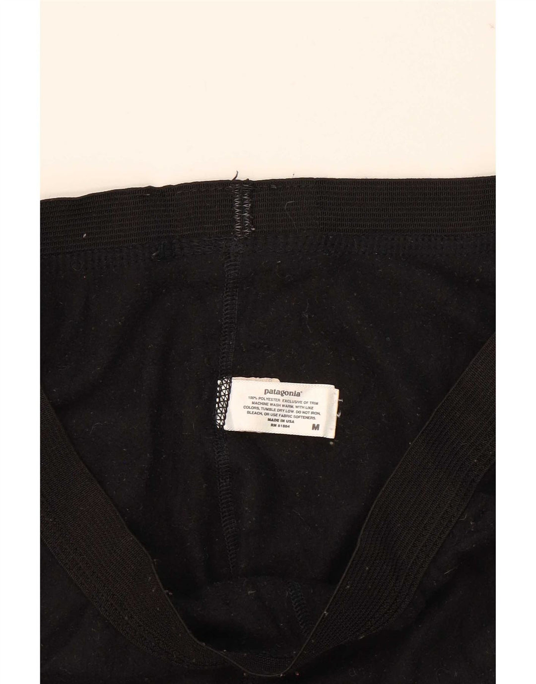 Leggings femininos Patagonia UK 14 poliéster preto médio