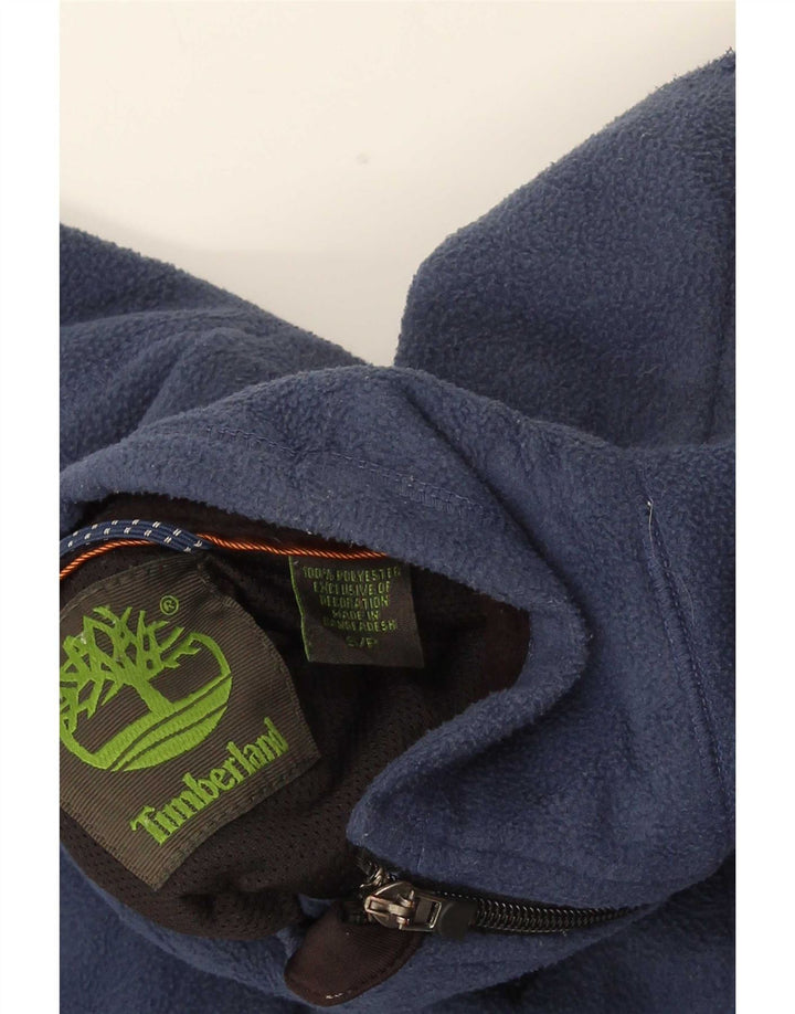 Jaqueta de lã masculina Timberland UK 36 poliéster azul pequeno