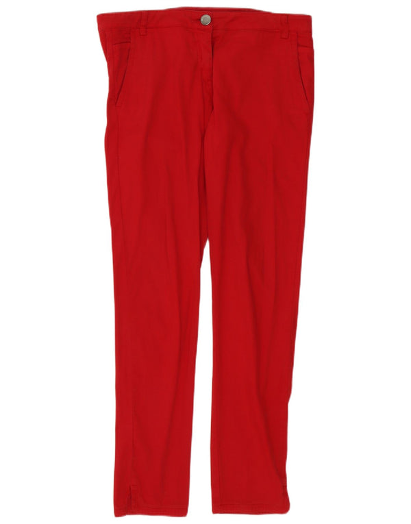 Calça Chino Feminina Max & Co. UK 12 Médio W32 L29 Algodão Vermelho