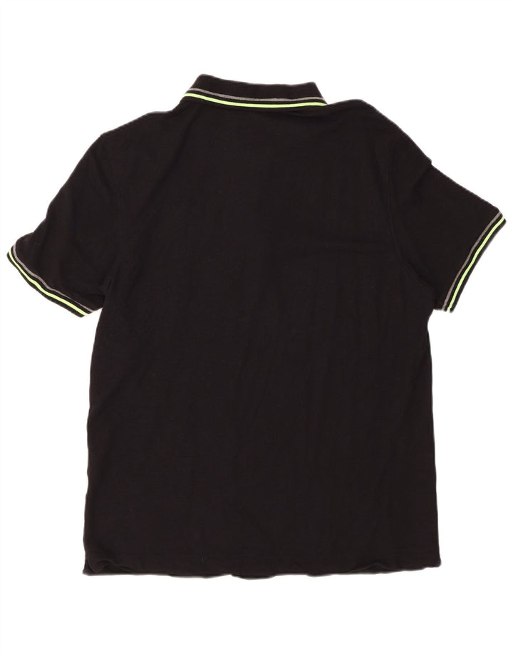 Camisa polo masculina LOTTO preta média