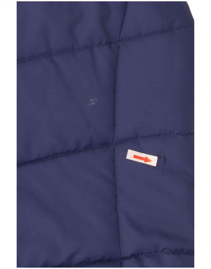 Colete acolchoado masculino KANGAROOS UK 16 grande poliéster azul