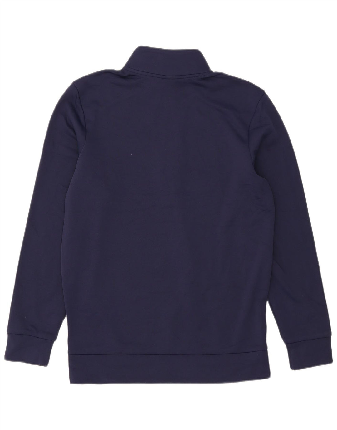 Moletom masculino Under Armour com zíper e gola em poliéster azul marinho pequeno