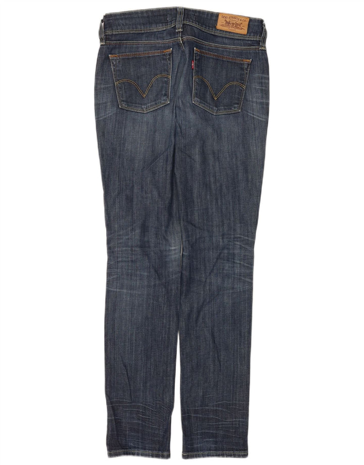 Calça jeans feminina Levi's 571 Slim W29 L32 azul marinho algodão