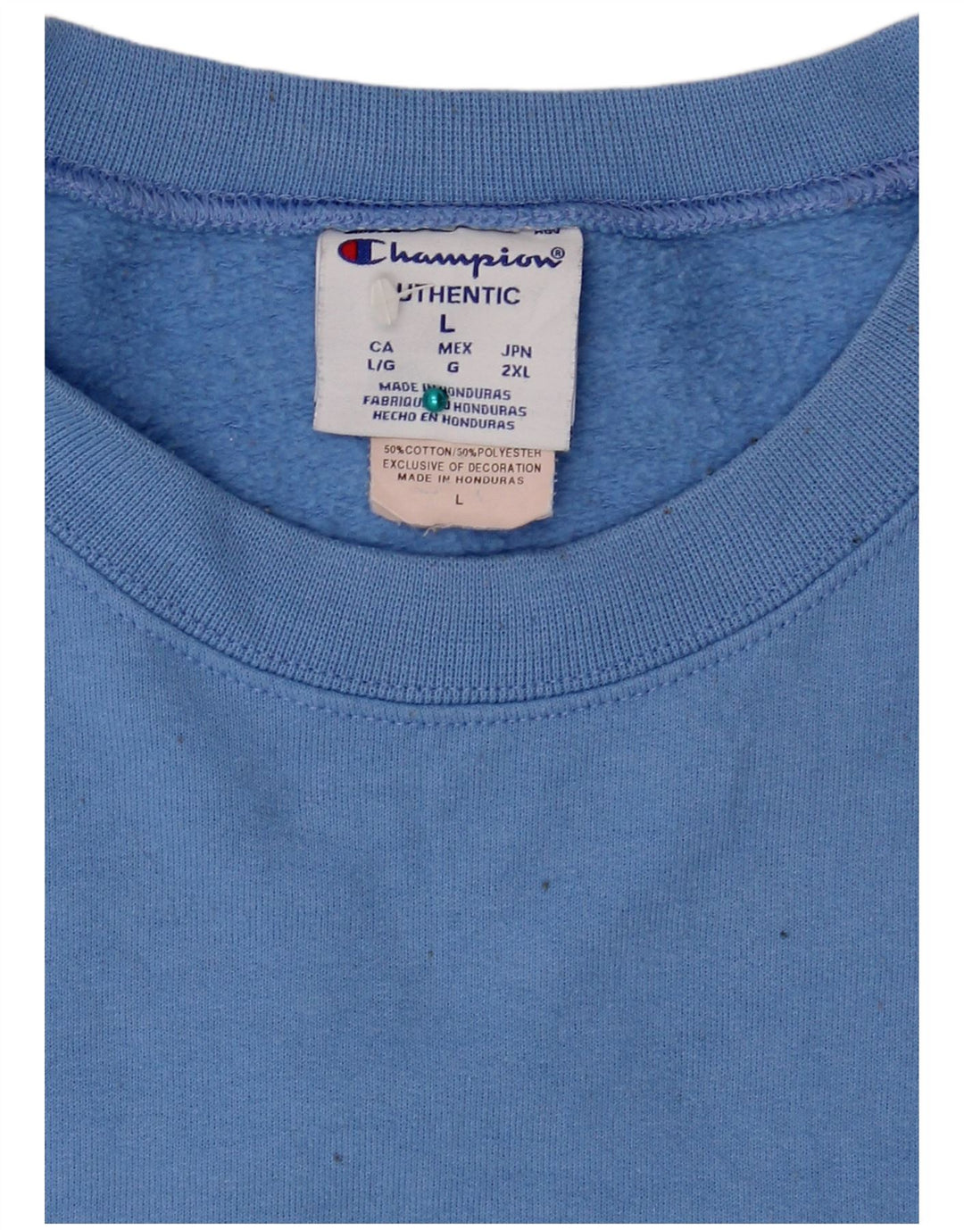 Champion moletom masculino jumper grande algodão azul