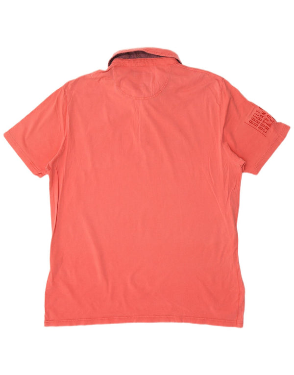 Camisa pólo gráfica masculina Camel Active 2XL rosa