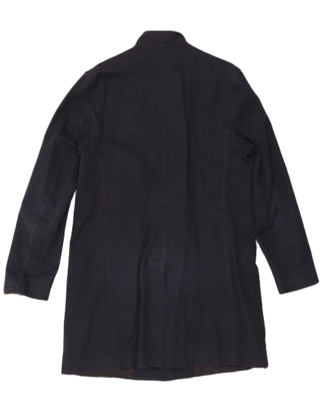 Sobretudo masculino Hugo Boss EU 52 XL algodão azul marinho