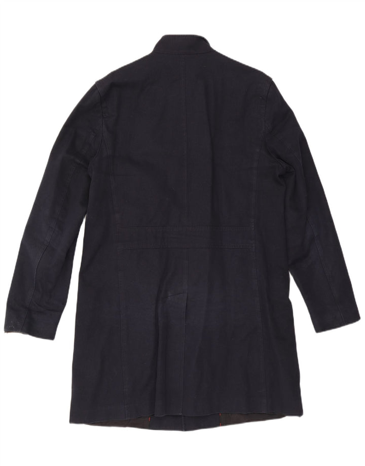 Sobretudo masculino Hugo Boss EU 52 XL algodão azul marinho