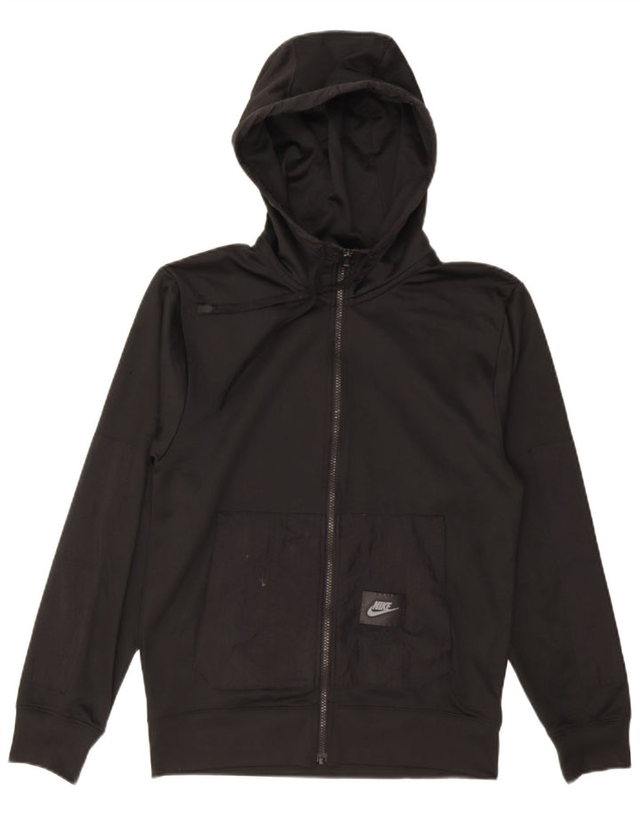 Suéter Nike masculino com capuz e zíper XS preto poliéster