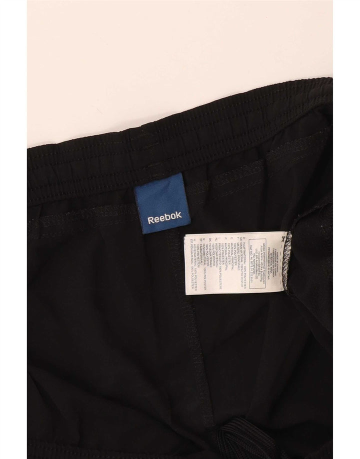 Shorts esportivos masculinos Reebok XL poliéster preto