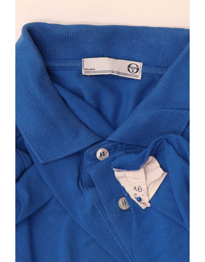 Camisa polo masculina Sergio Tacchini IT 46 pequena azul