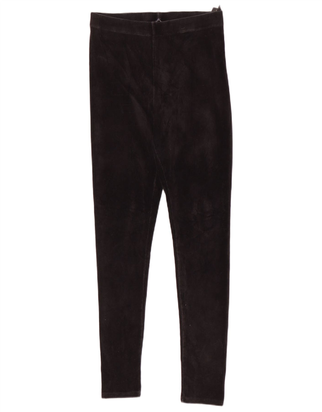 Leggings femininos Marks & Spencer Reino Unido 10 pequeno algodão preto