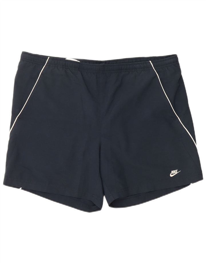 Shorts esportivos masculinos NIKE grandes azul marinho