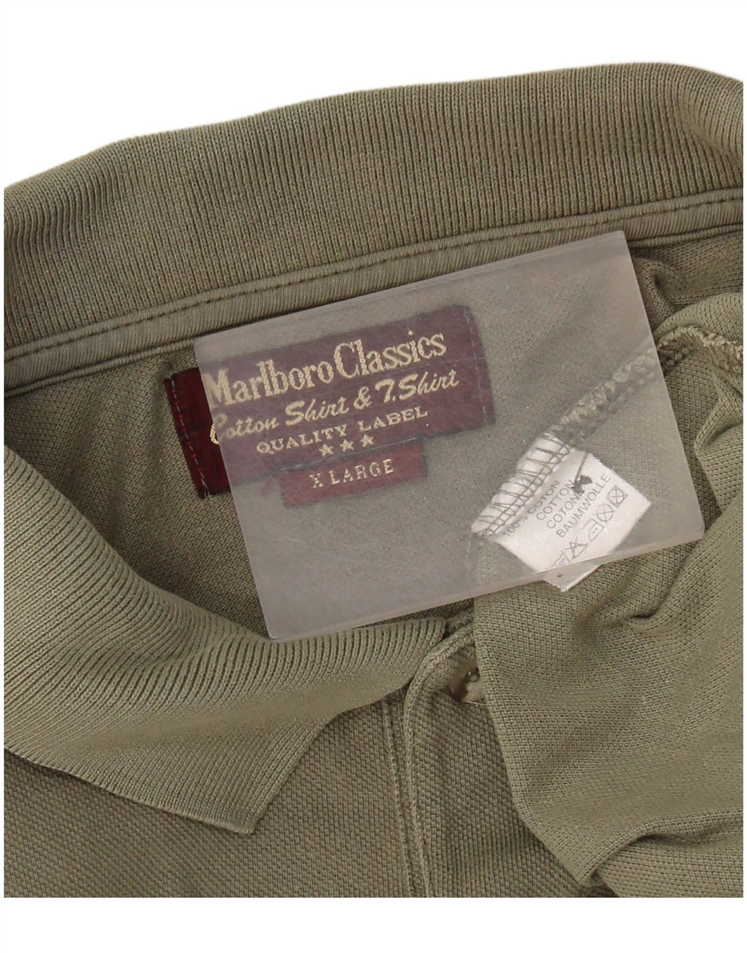 Camisa polo masculina Marlboro Classics XL verde algodão