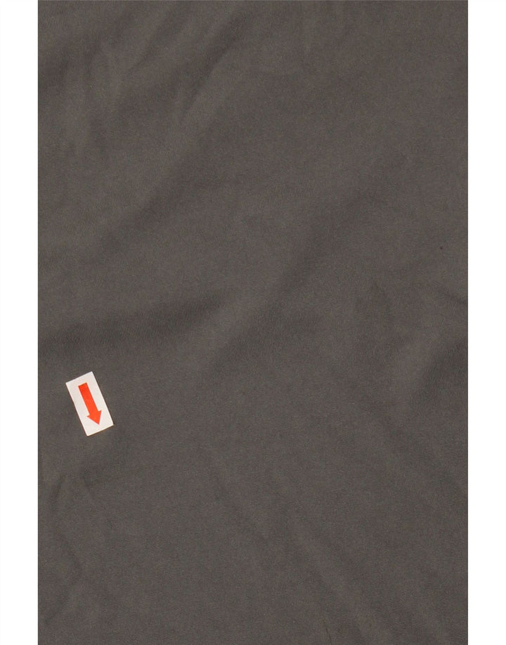 Adidas Masculino Climacool Camiseta Top Pequeno Cinza Colorblock Poliéster