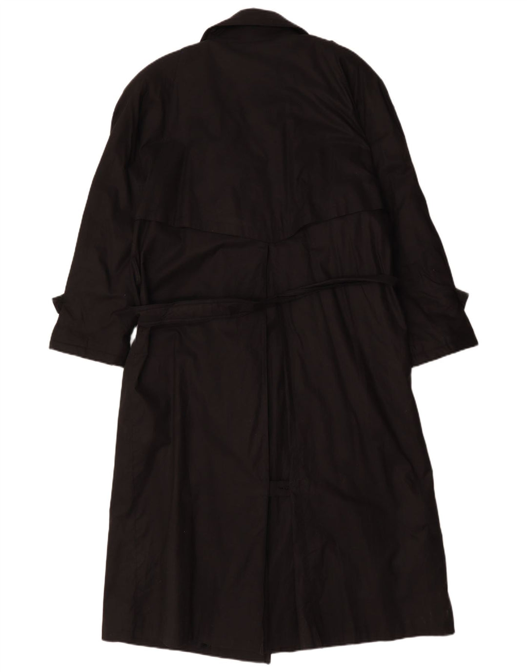 Trench coat feminino vintage grande Reino Unido 16 grande preto