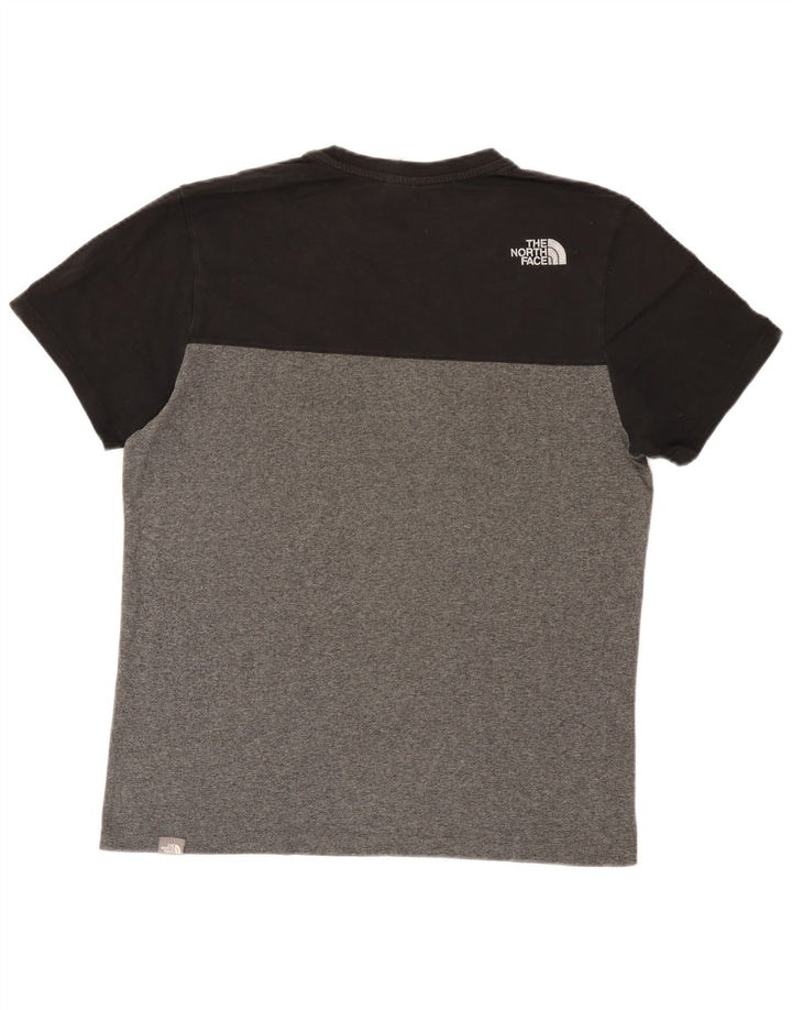 Camiseta masculina The North Face Top cinza médio colorblock