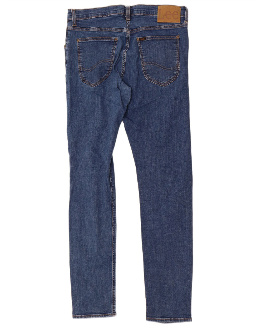 Lee Mens Luke Slim Jeans W34 L32 Azul Algodão
