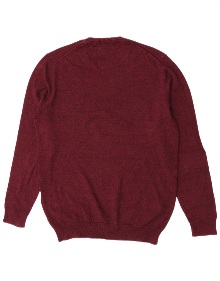 Suéter masculino Superdry com gola redonda e algodão marrom médio