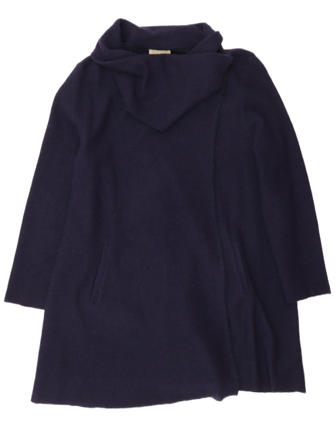 Suéter cardigã feminino Longline Phase Eight Reino Unido 16 grande azul marinho