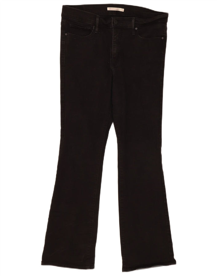 Calça jeans feminina Levi's 315 Shaping Bootcut W32 L30 algodão preto