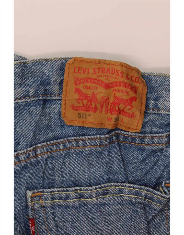 Shorts jeans masculino 511 Levi's W31 azul médio algodão