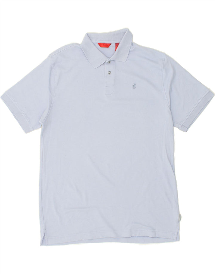 IZOD Mens Polo Shirt Large Blue Cotton Vintage Izod and Second-Hand Izod from Messina Hembry 