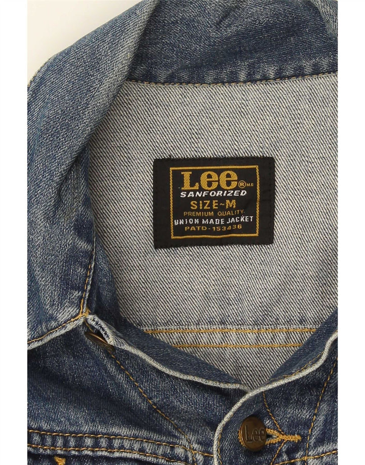 Jaqueta jeans Lee Boys Crop 8-9 anos algodão azul médio