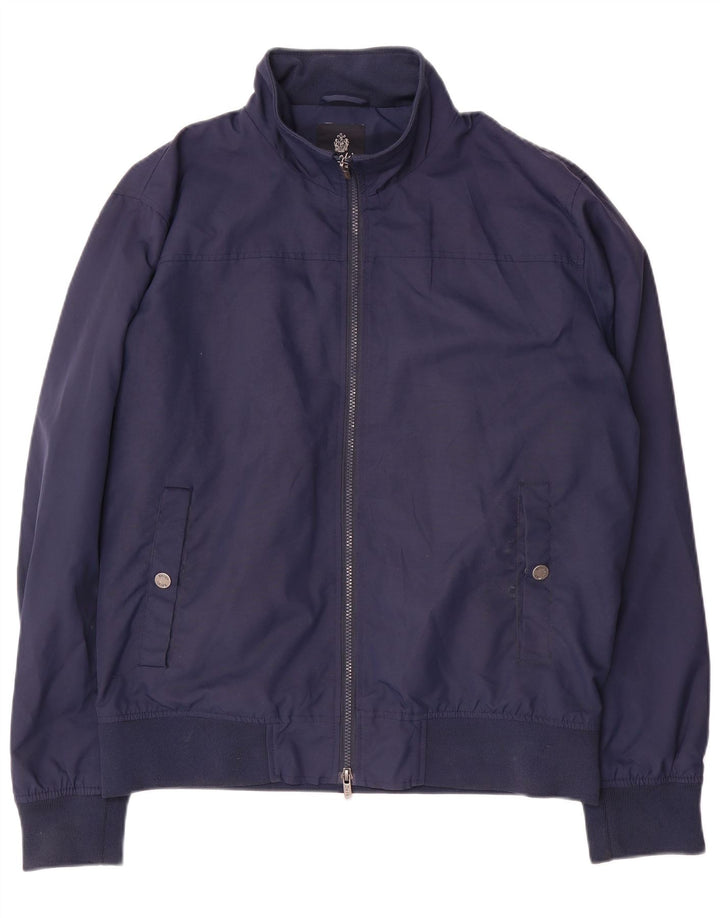 Jaqueta bomber masculina Dack UK 44 2XL poliéster azul marinho