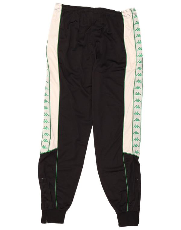 Calça de treino masculina Kappa Graphic Joggers XL preto colorblock