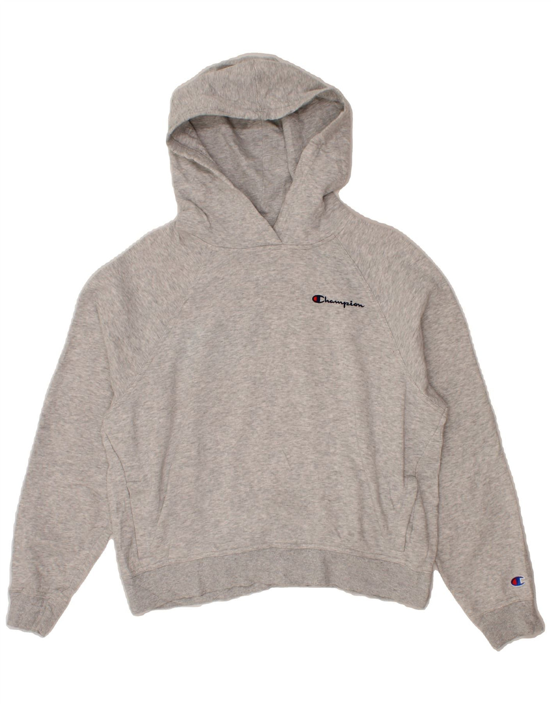 CHAMPION Womens Hoodie Jumper UK 16 Large Grey Cotton Vintage Champion and Second-Hand Champion from Messina Hembry 