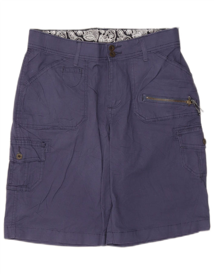 LEE Mens Cargo Shorts W30 Médio Azul Marinho