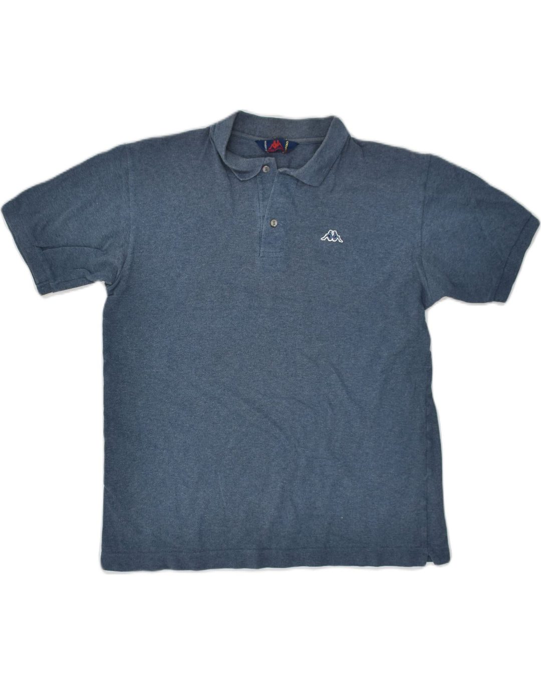 KAPPA Mens Polo Shirt Medium Navy Blue Cotton | Vintage Kappa | Thrift | Second-Hand Kappa | Used Clothing | Messina Hembry 