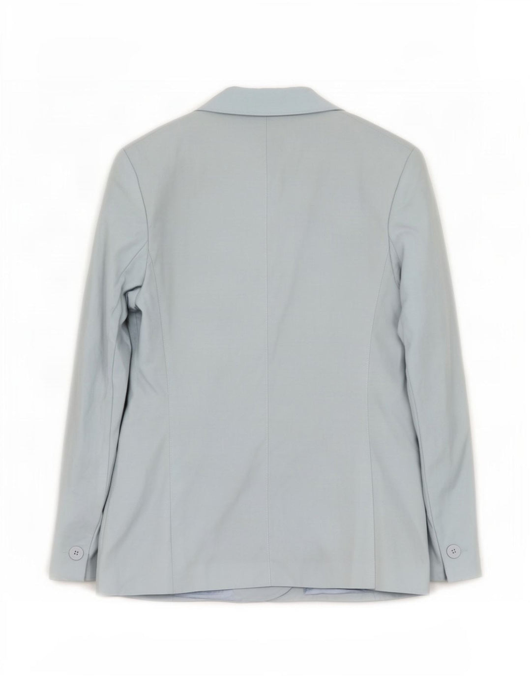 Jaqueta blazer feminina de 3 botões Marks & Spencer Reino Unido 12 viscose azul médio