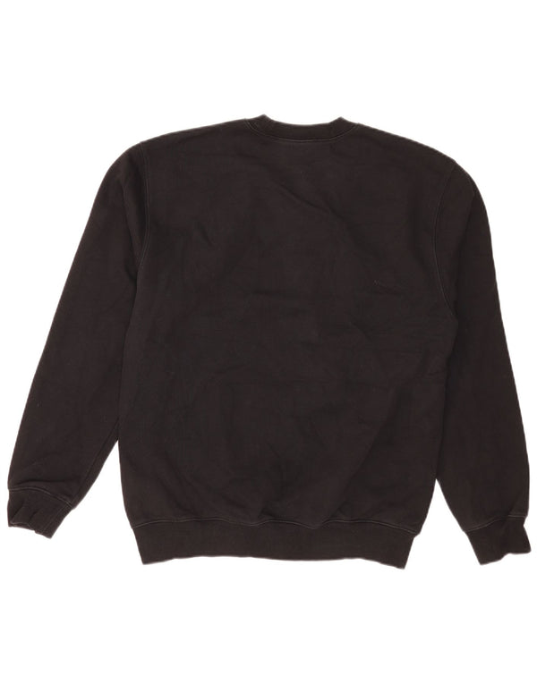 Carhartt moletom masculino gráfico jumper pequeno algodão preto