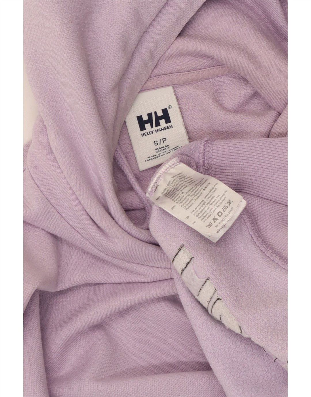 HELLY HANSEN Suéter masculino com capuz gráfico de ajuste regular pequeno algodão roxo