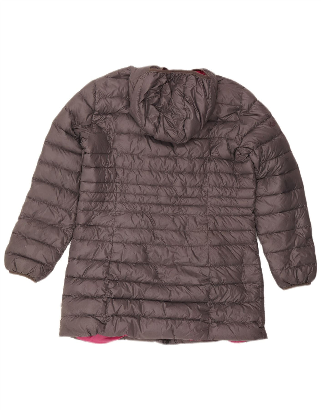 Jaqueta acolchoada com capuz feminina Kangaroos UK 18 XL cinza poliamida