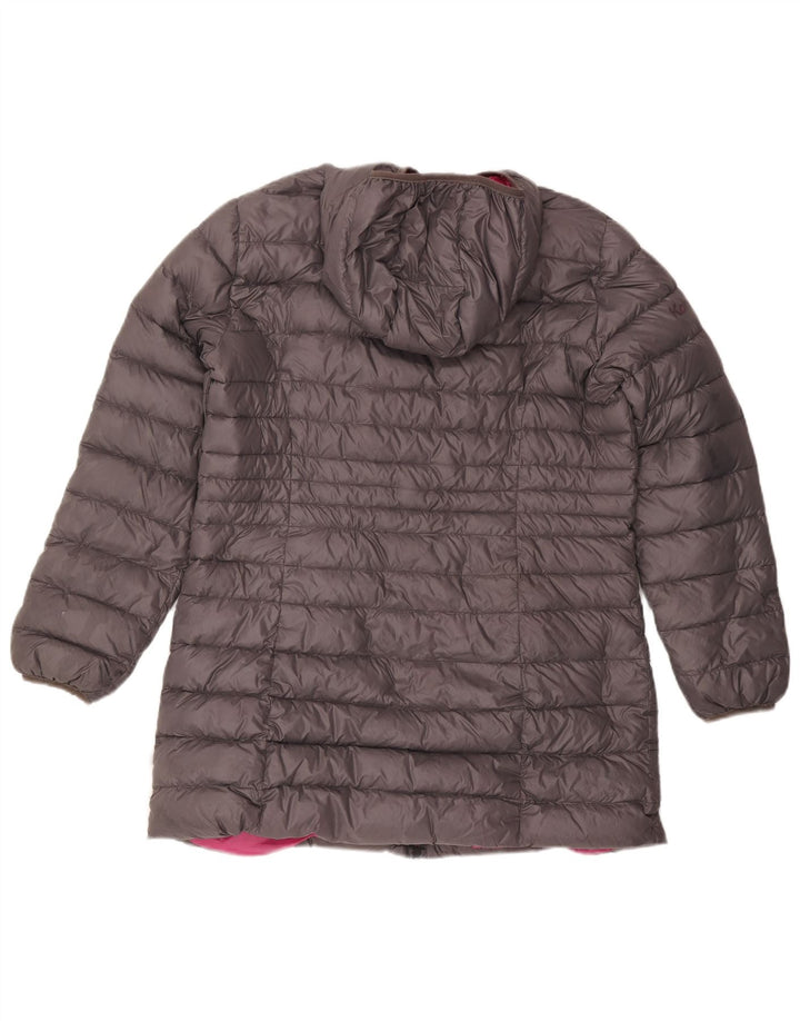 Jaqueta acolchoada com capuz feminina Kangaroos UK 18 XL cinza poliamida