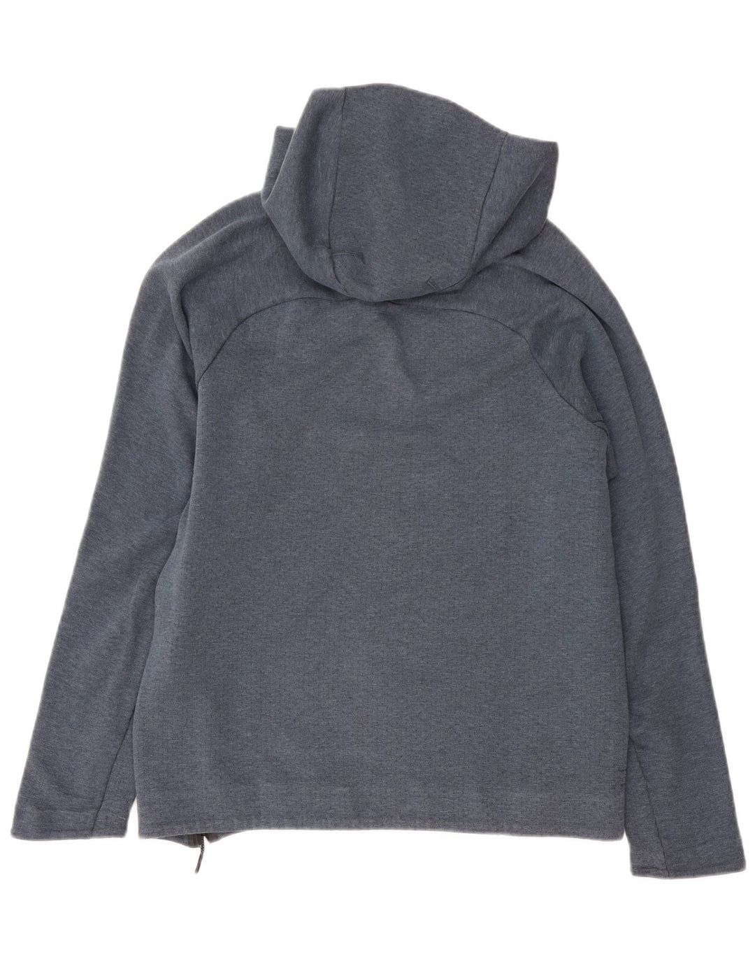 Nike Mens Hoodie Jumper Médio Azul Marinho Algodão