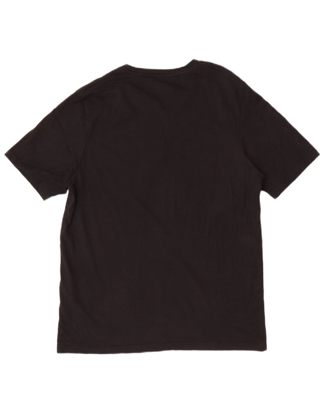 Camiseta gráfica masculina Jack & Jones Top médio algodão preto