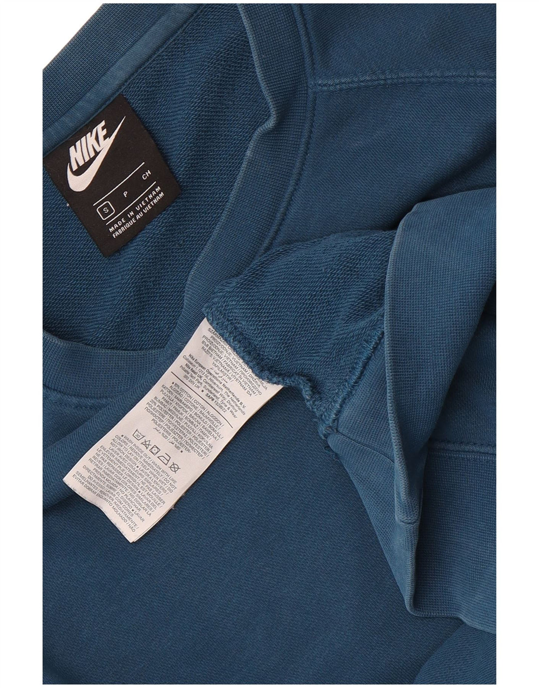 Nike masculino gráfico completo agasalho pequeno azul algodão