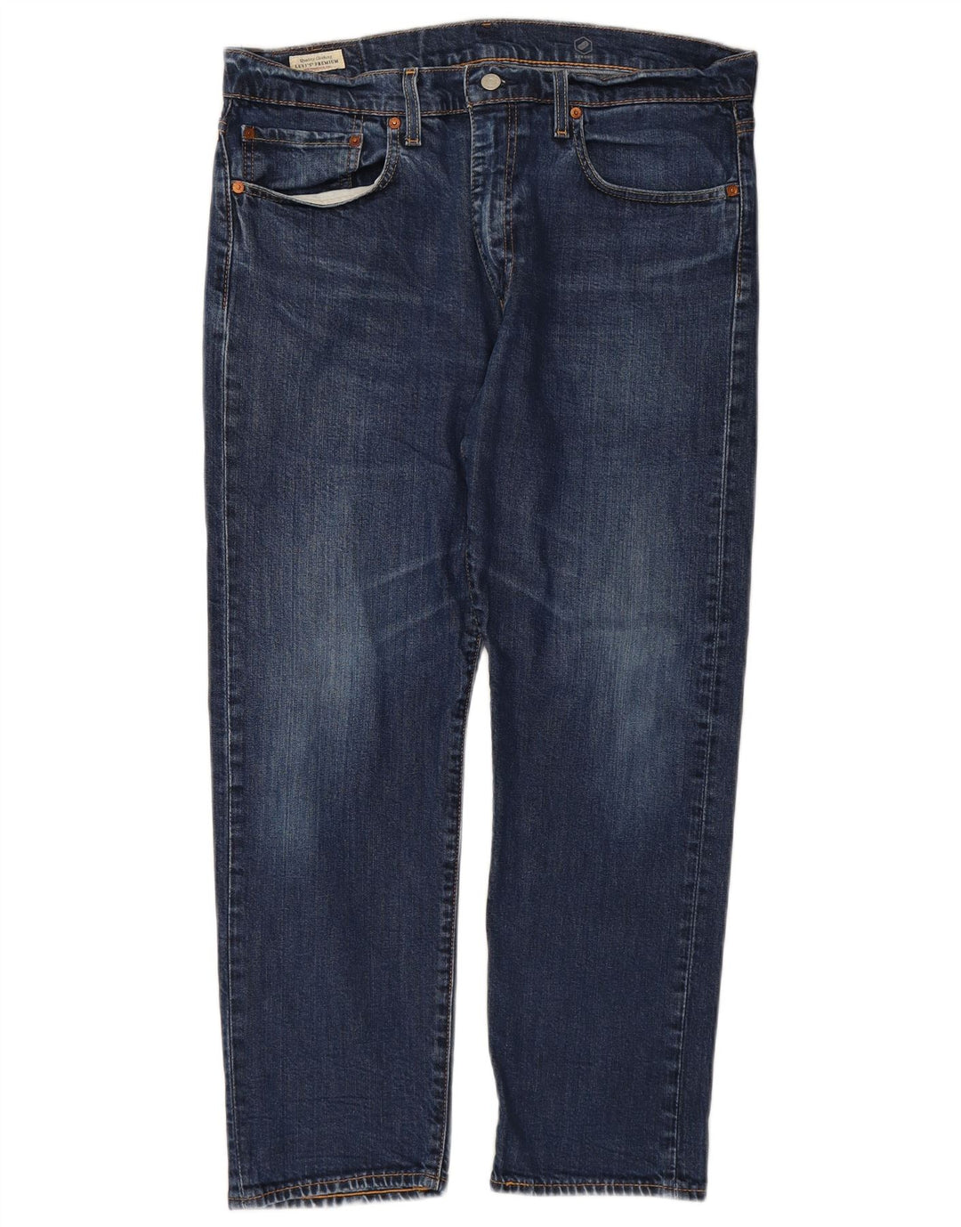 Jeans retos masculinos LEVI'S W36 L27 algodão azul
