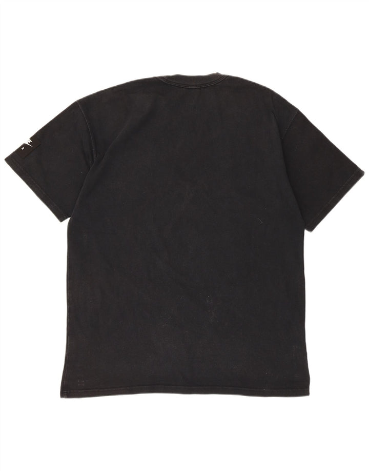 Camiseta Nike masculina gráfica Top médio algodão preto
