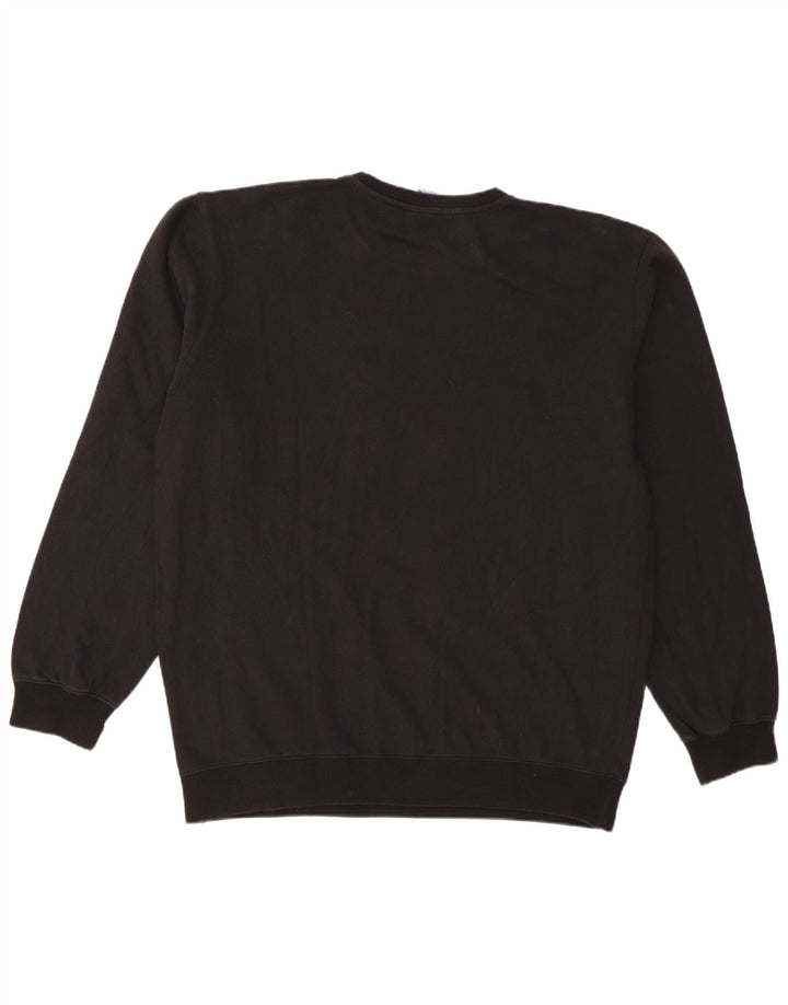 Champion moletom gráfico masculino jumper 2XL algodão preto