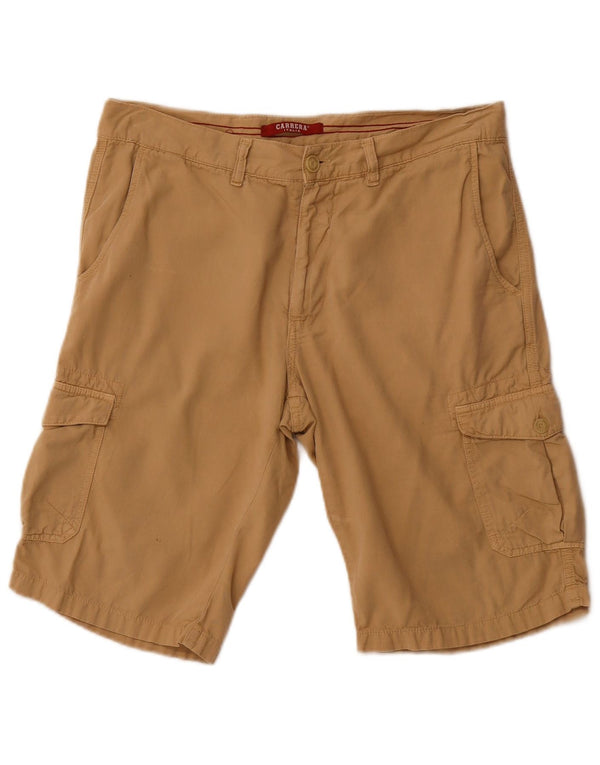 CARRERA Mens 618 Regular Cargo Shorts it 50 Grande W34 Algodão Bege
