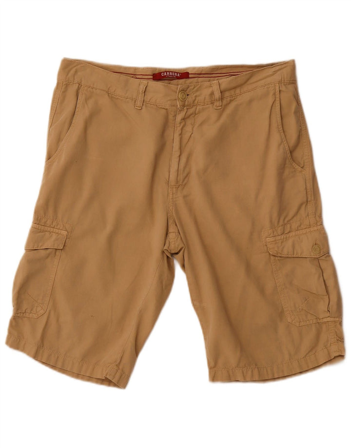 CARRERA Mens 618 Regular Cargo Shorts it 50 Grande W34 Algodão Bege
