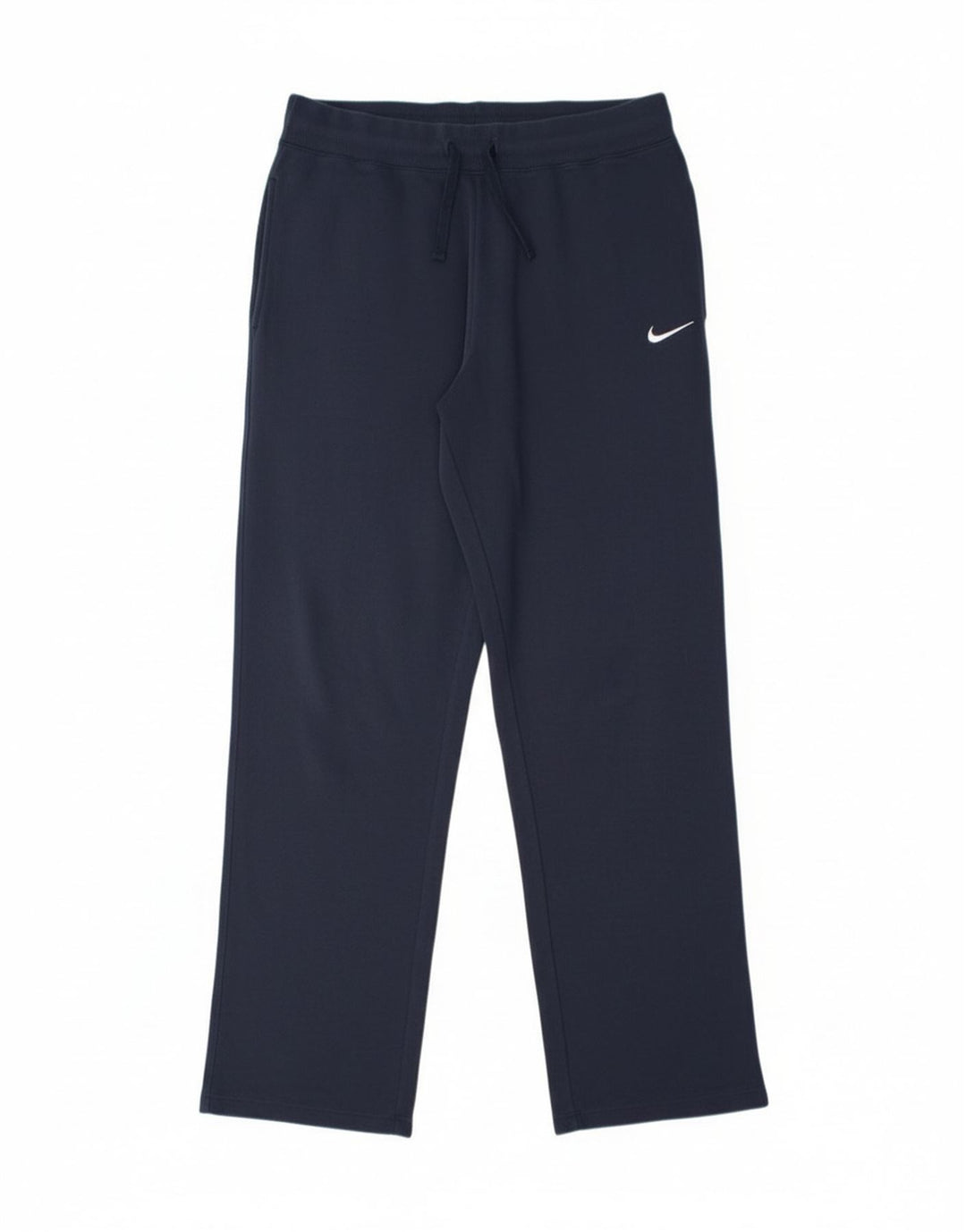 Calça de treino feminina Nike grande algodão azul marinho