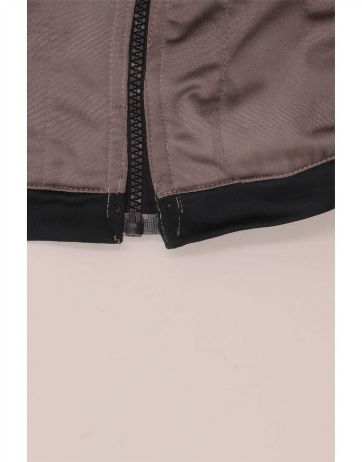 Diadora Mens Tracksuit Top Jacket UK 48 2XL Cinza Colourblock Poliéster