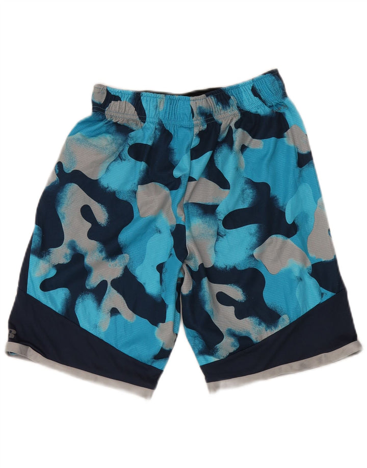 Russell Athletic Boys Sport Shorts 14-15 anos XL azul camuflagem poliéster