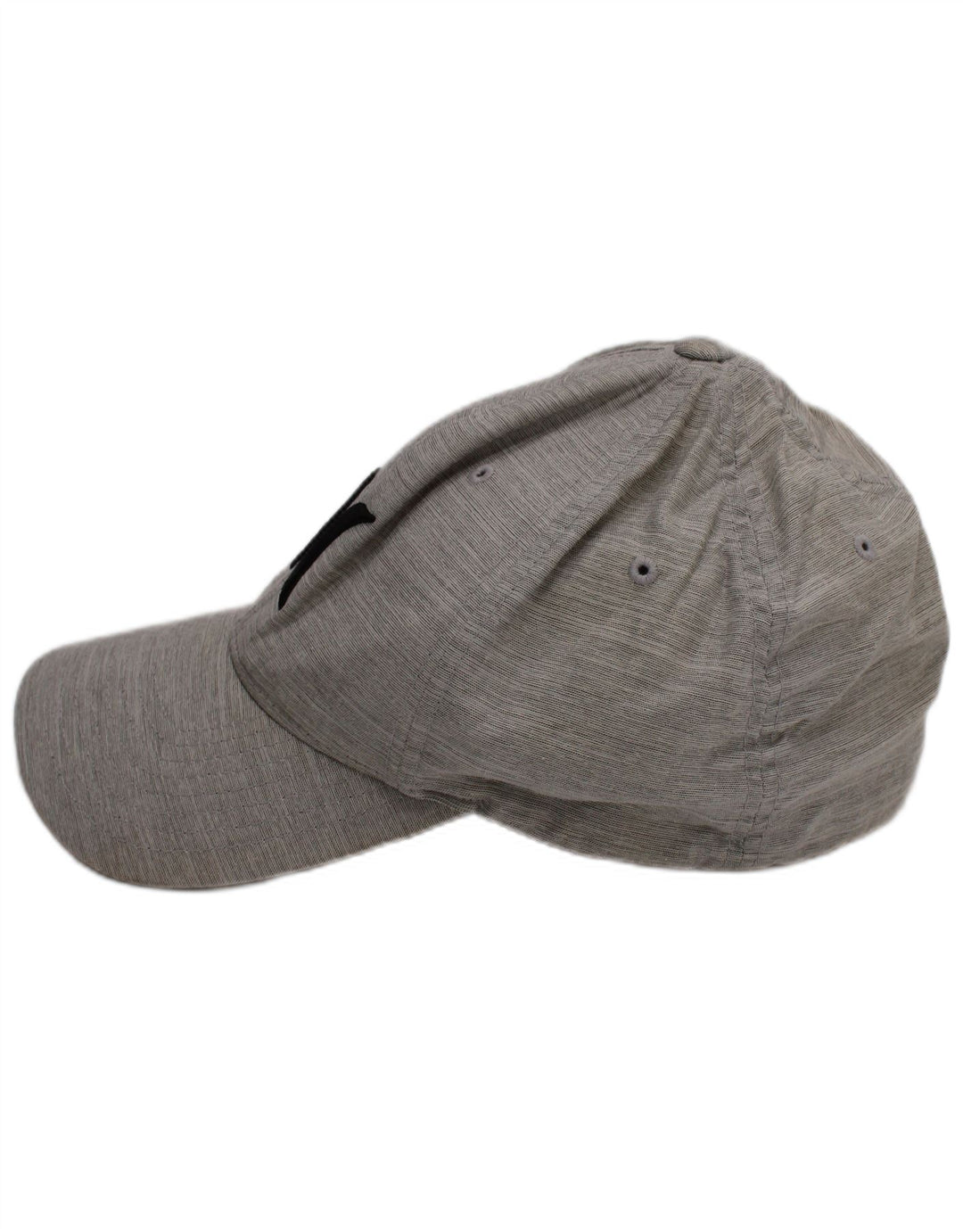 Boné de beisebol Hurley masculino Flex Fit gráfico grande/XL cinza poliéster