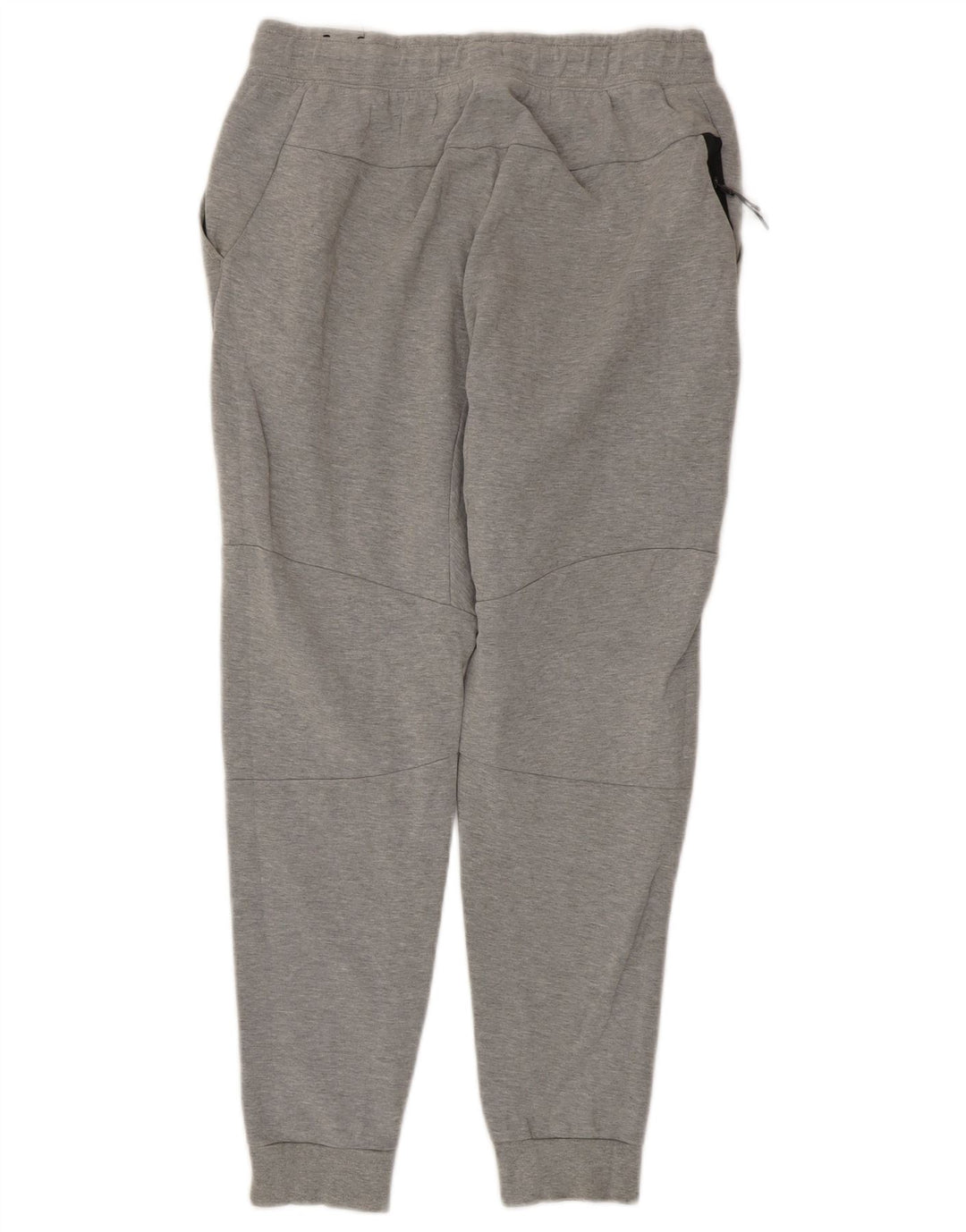 Calça de treino masculina Nike Joggers cinza médio algodão colorblock